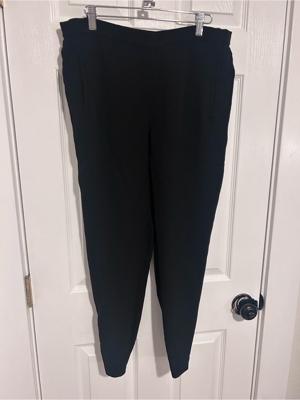 COS Black Tapered Trousers